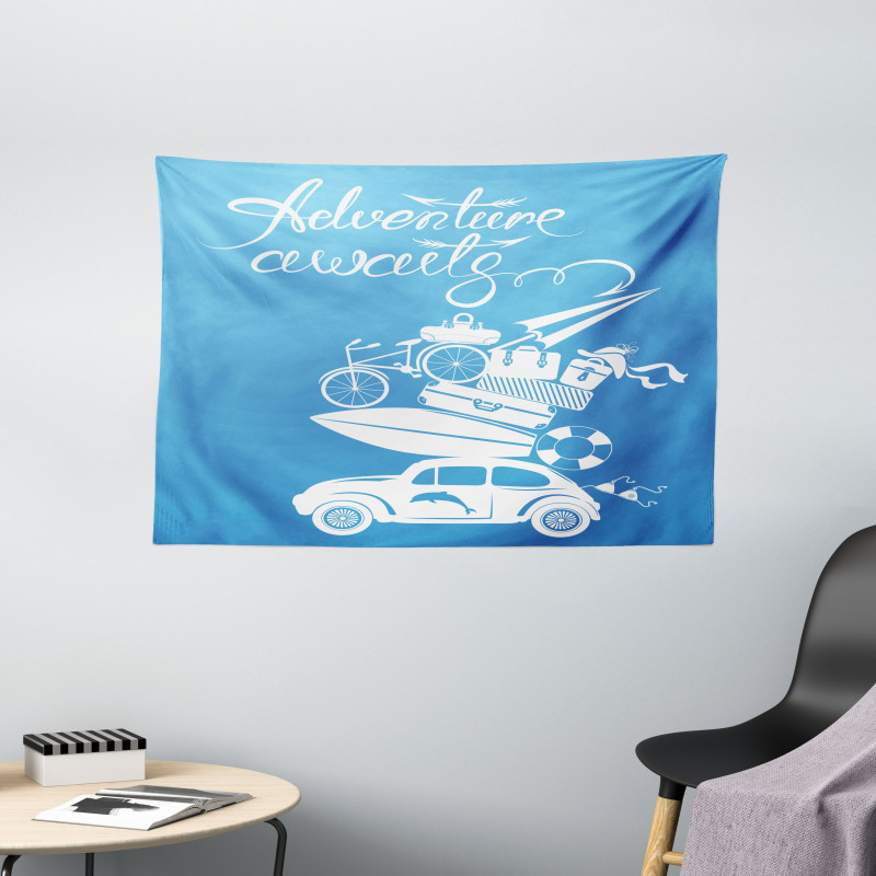 Summer Holiday Wide Tapestry