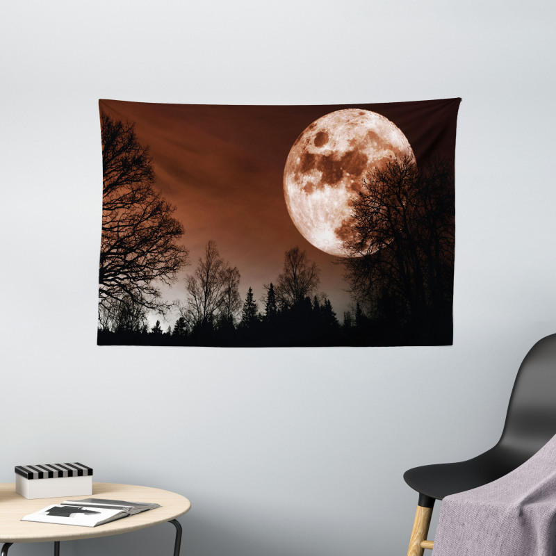 Abstract Colored Forest Wide Tapestry