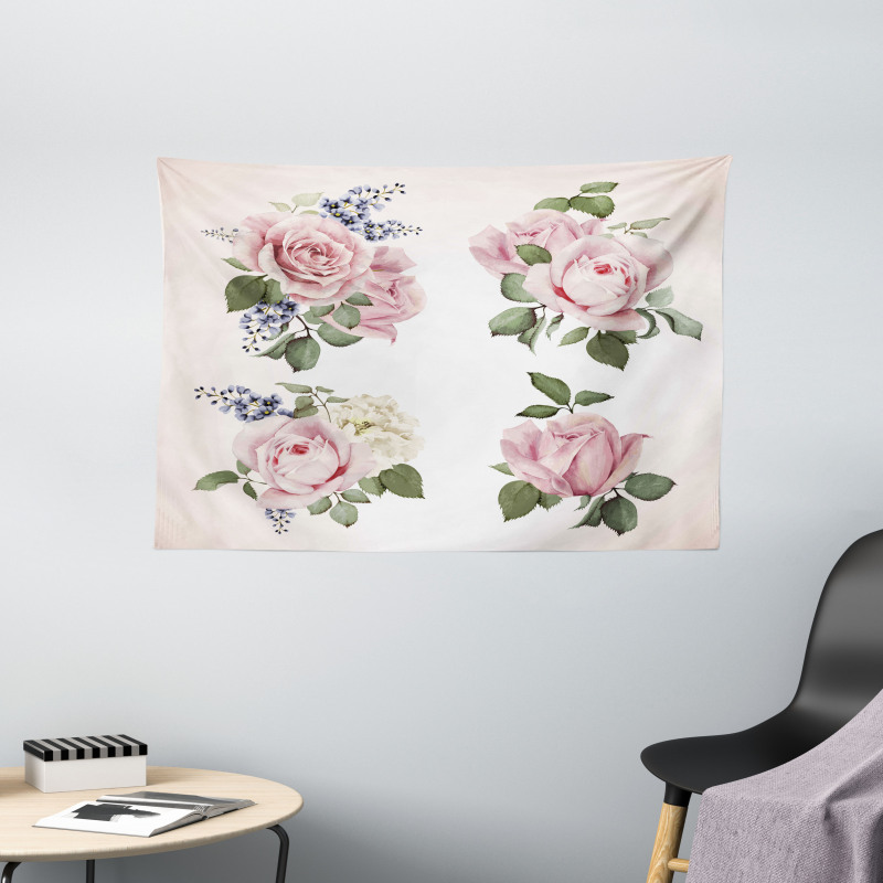 Springtime Bouquets Nature Wide Tapestry