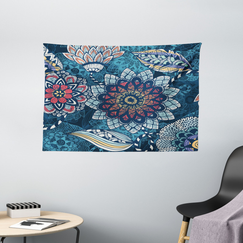 Modern Complex Design Wide Tapestry