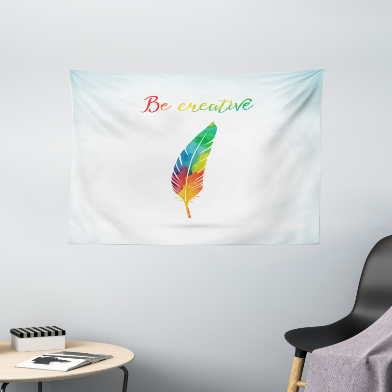Rainbow Quill Creative Wide Tapestry