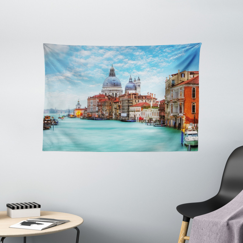 Image of Venice Grand Canal Wide Tapestry