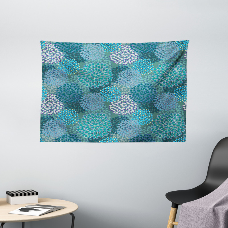 Clove Petals Vibrant Wide Tapestry