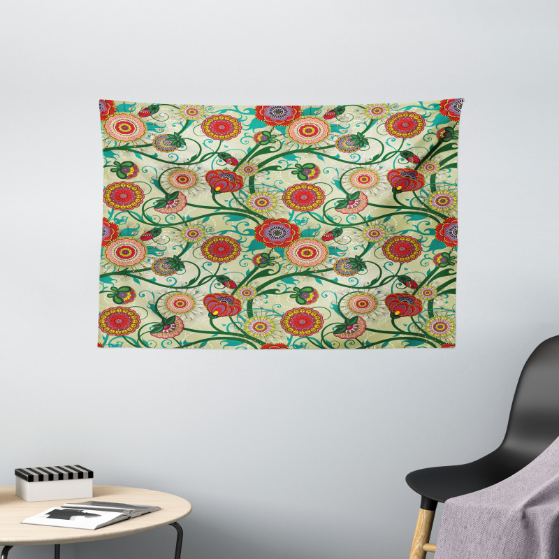 Oriental Inspirations Wide Tapestry