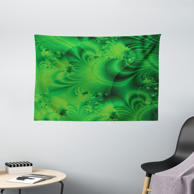 Vibrant Psychedelic Wide Tapestry