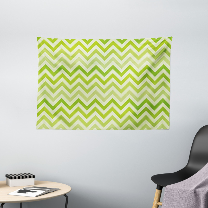 Traditional Chevron Wide Tapestry