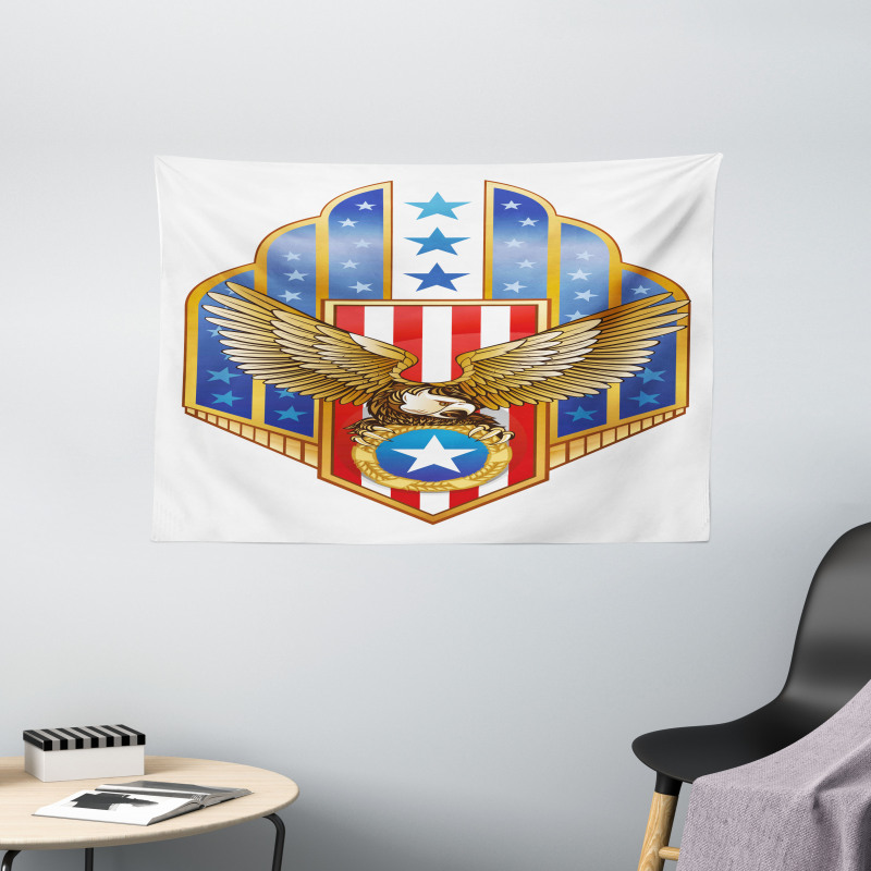 Freedom Flag Wide Tapestry