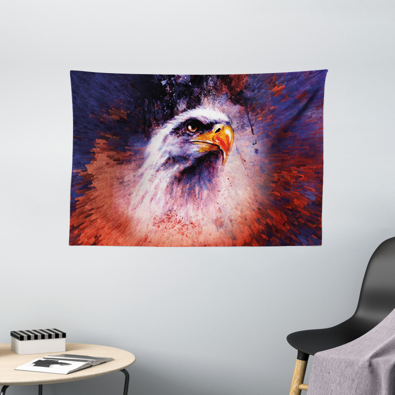 Cool Aggressive Animal Wide Tapestry