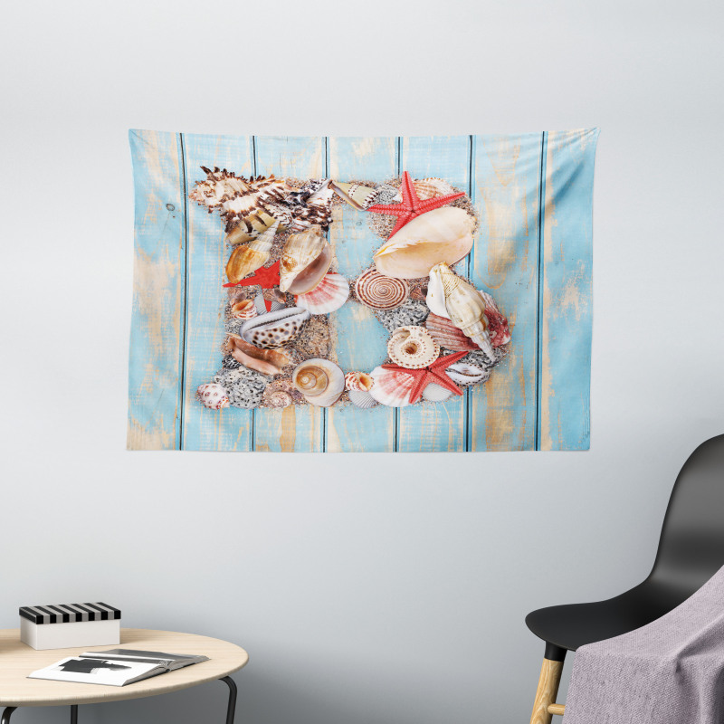 ABC Design Ocean Theme Wide Tapestry