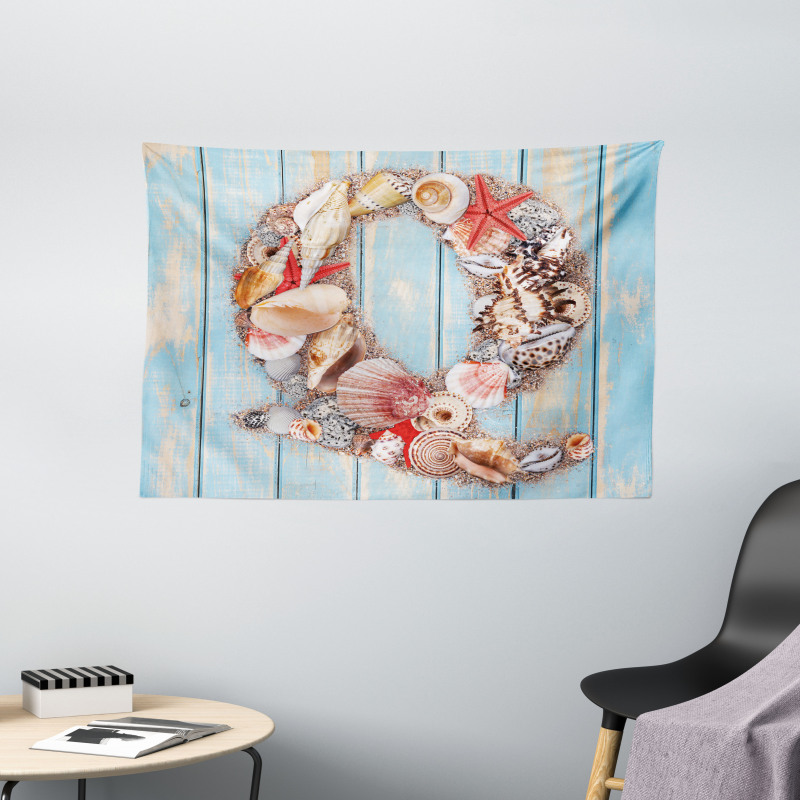 Nautical Animal Sea Wide Tapestry