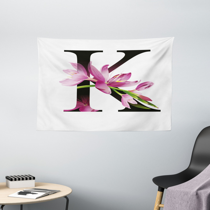 Blooming Kaffir Lily K Wide Tapestry
