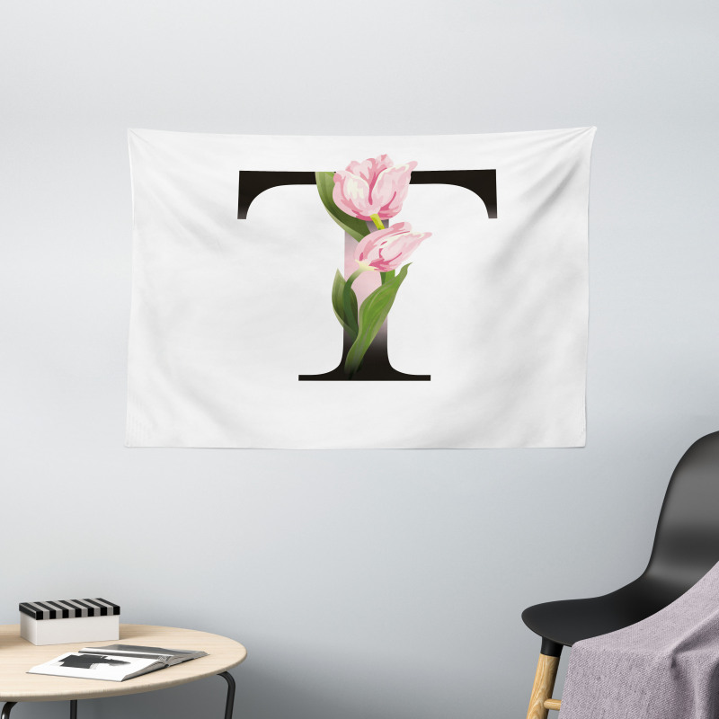 Spring Garden Flora T Wide Tapestry