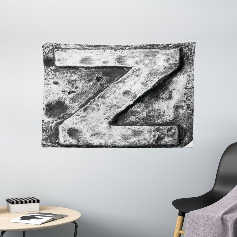 Capital Z Rusty Tone Wide Tapestry