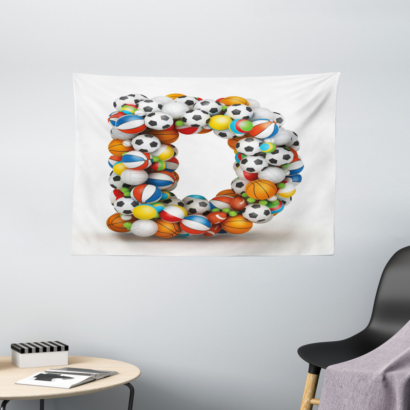 Sports Inspired Style Wide Tapestry