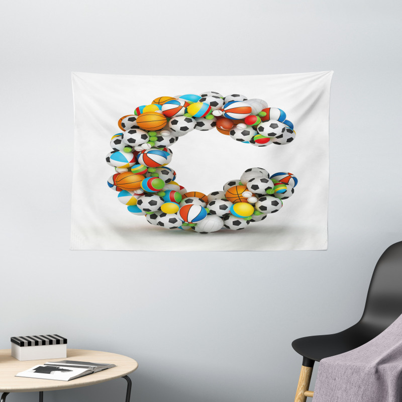 Fun Activity Equipment Wide Tapestry