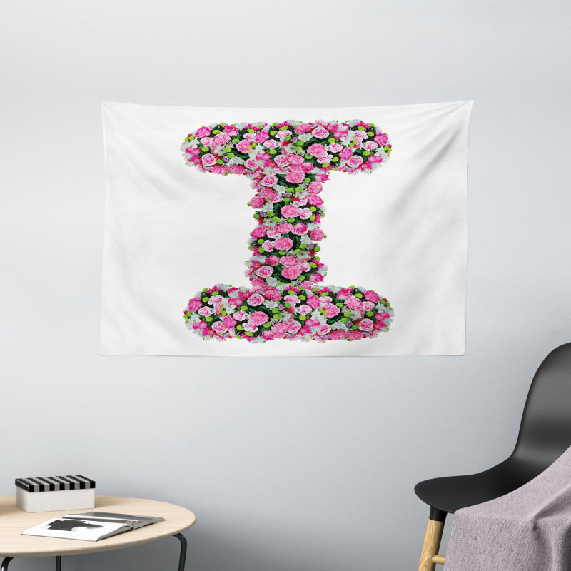 Blossoming Bouquet Wide Tapestry