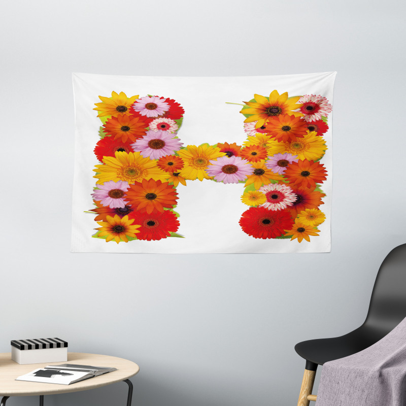 Summer Vibes Letter Wide Tapestry