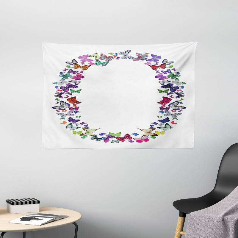 ABC of Summer Nature Wide Tapestry
