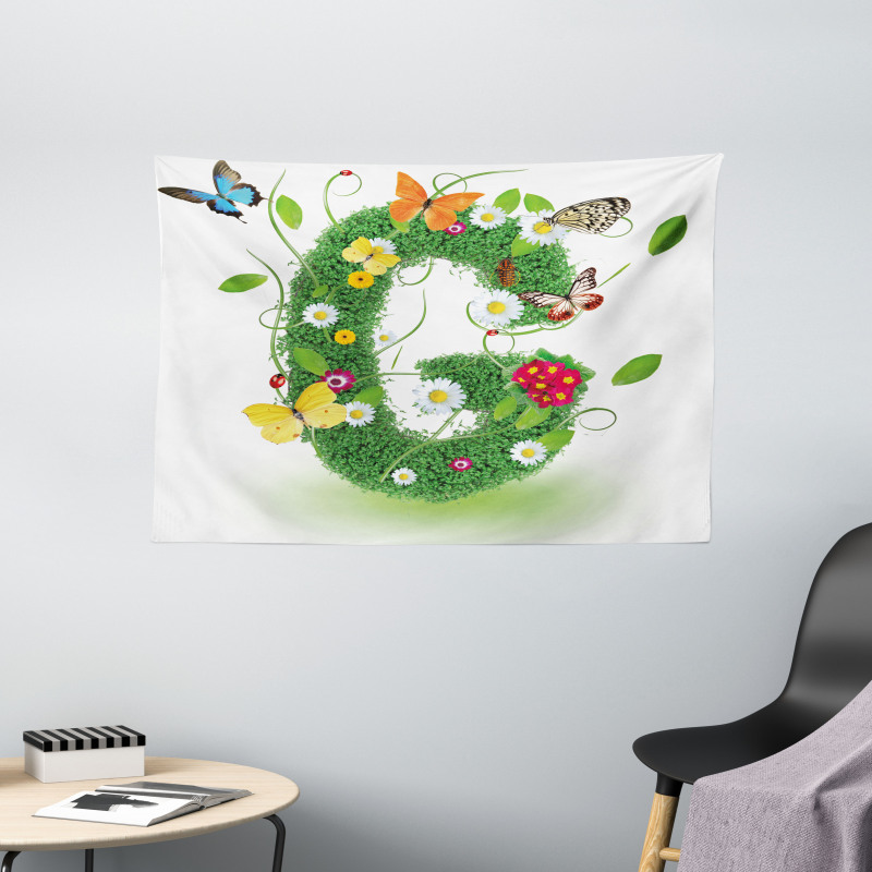 Spring Inspired G Wide Tapestry