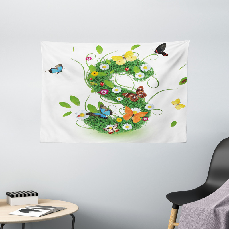 Healthy Green Leaves S Wide Tapestry