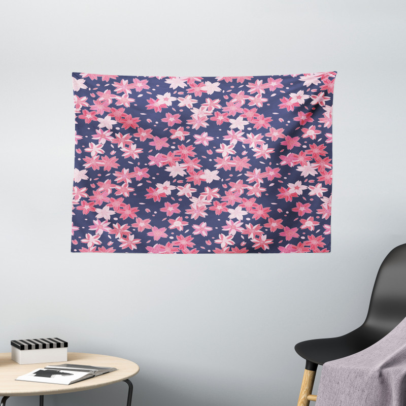 Japanese Spring Wide Tapestry