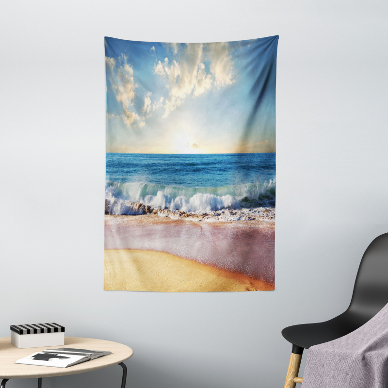 Summer Day Coast and Sea Tapestry