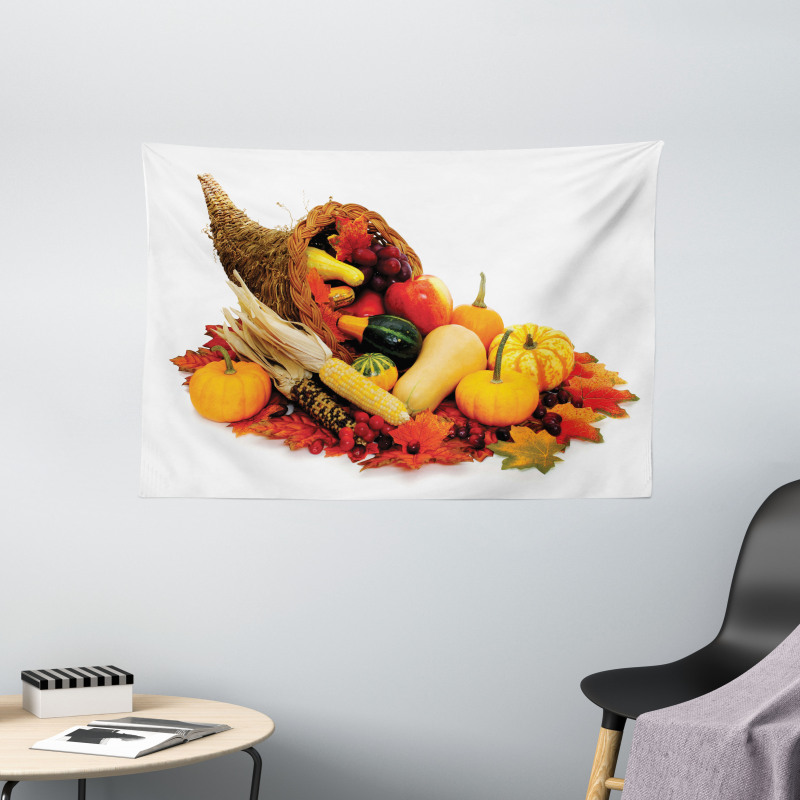Thanksgiving Photograph Wide Tapestry