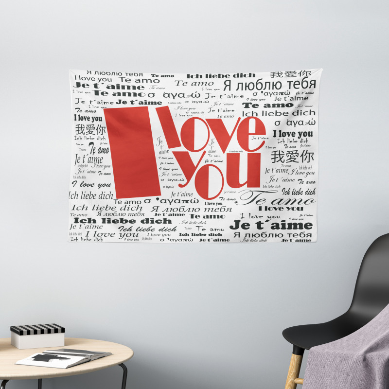 Newspaper Words Wide Tapestry