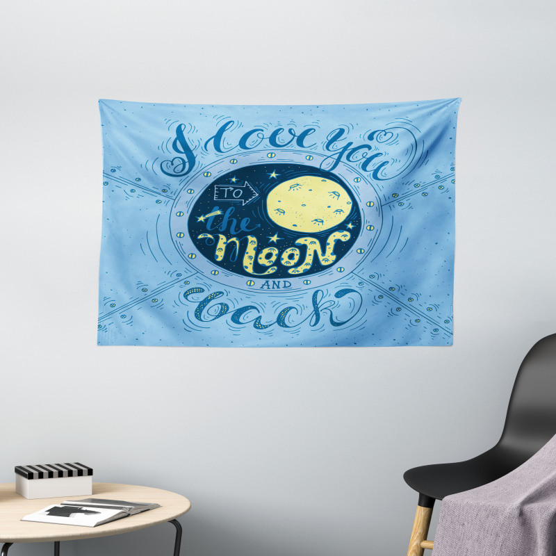 Astronomy Space Map Wide Tapestry