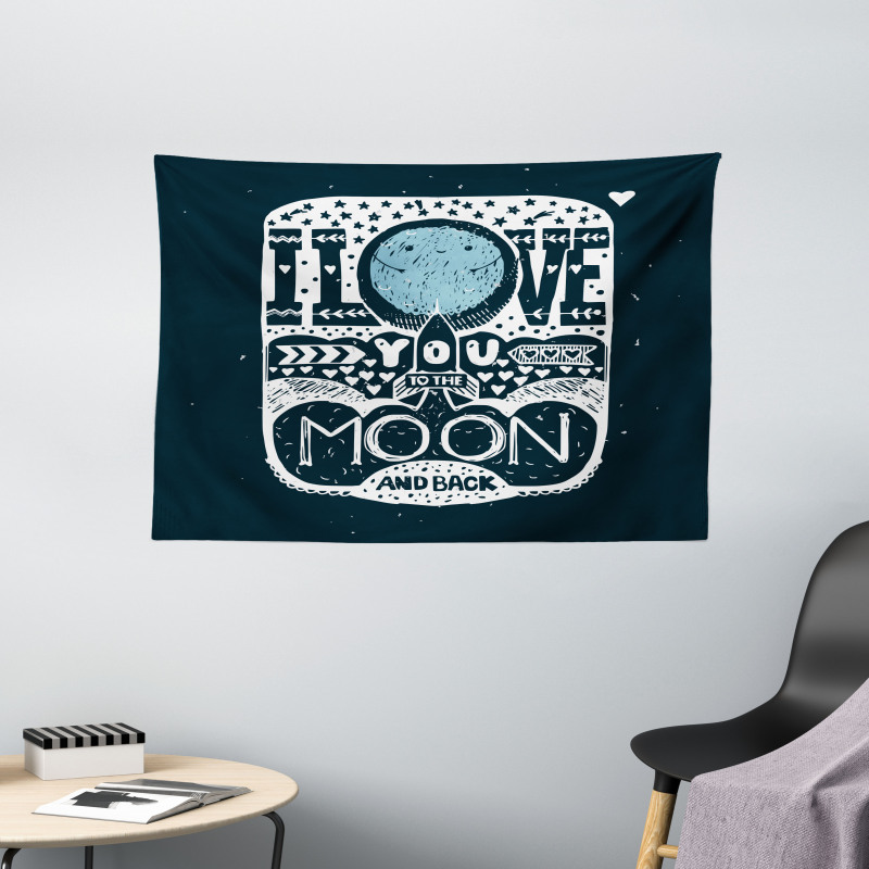 Space Galaxy Stars Wide Tapestry