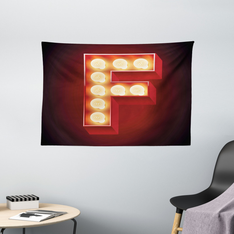 Capital F Casino Disco Wide Tapestry