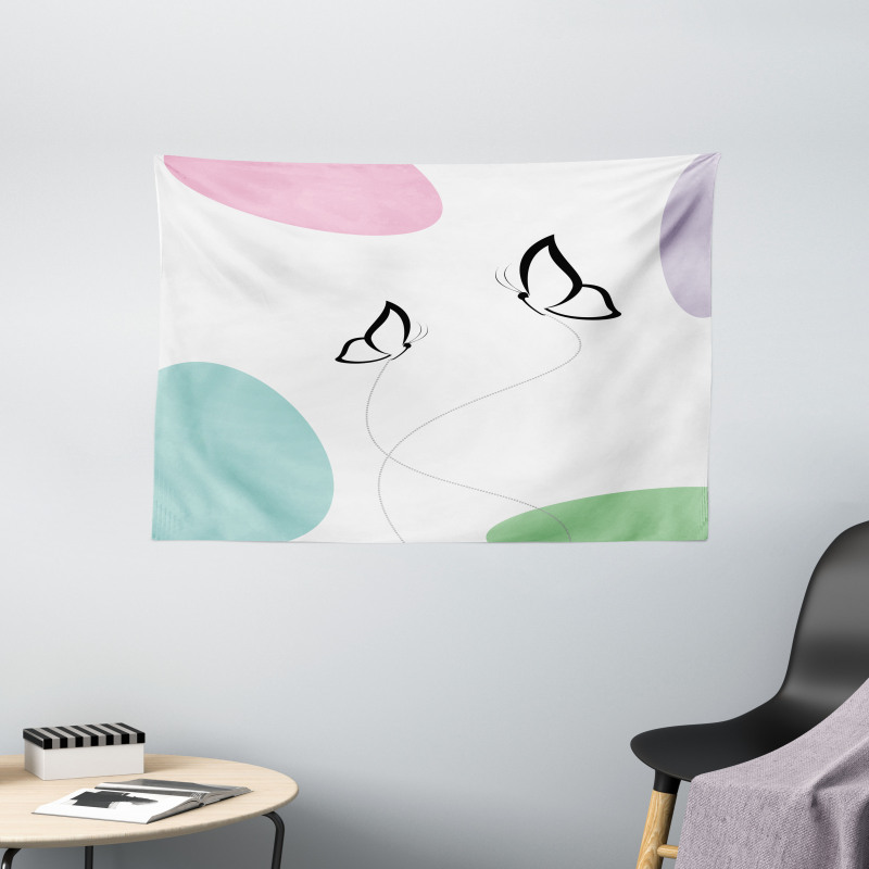 Cheerful Spring Wide Tapestry