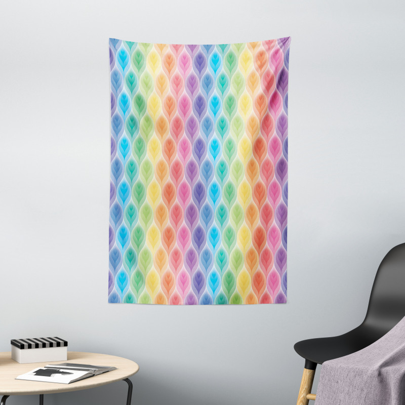 Flower Pattern Motif Tapestry