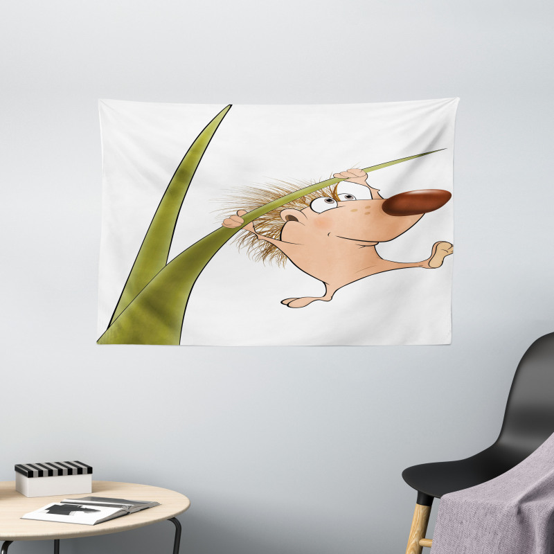 Small Hadgehog Wide Tapestry