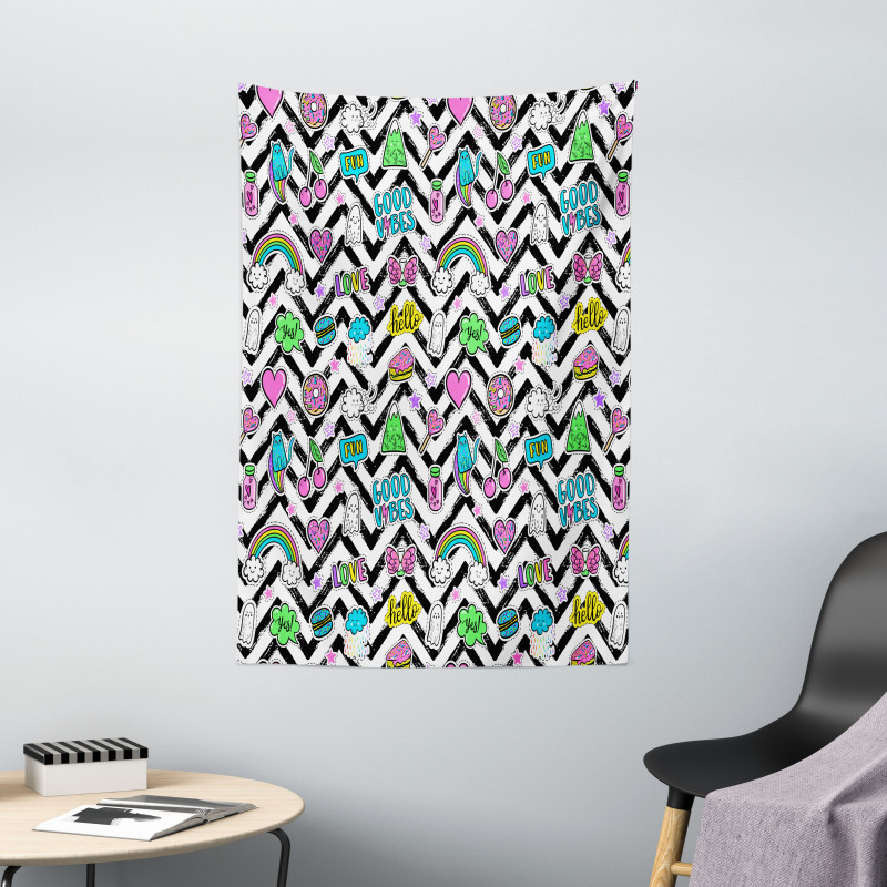 Zigzag Colorful Tapestry