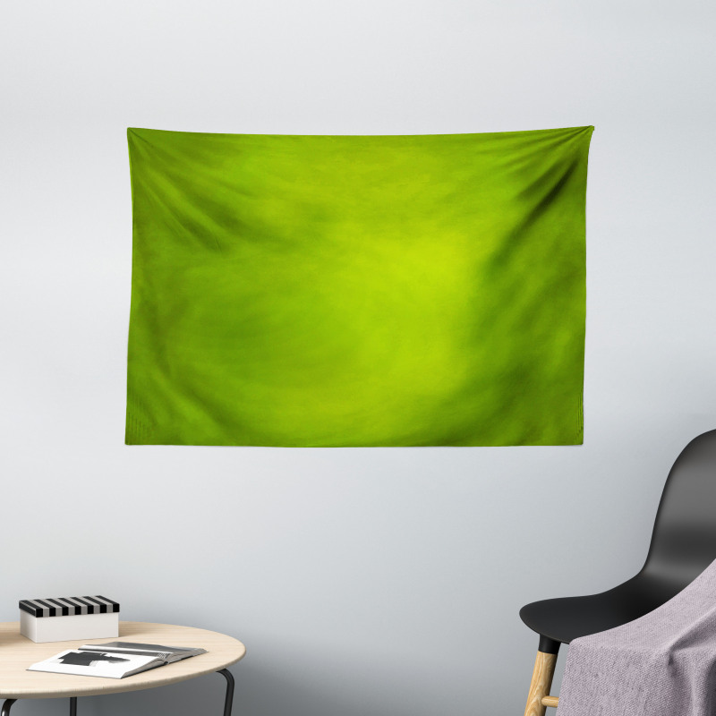 Abstract Green Blur Eco Wide Tapestry