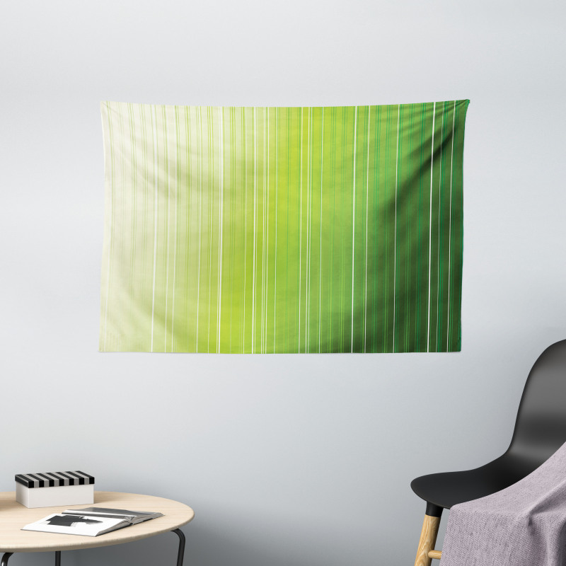 Ombre Color Stripe Digital Wide Tapestry