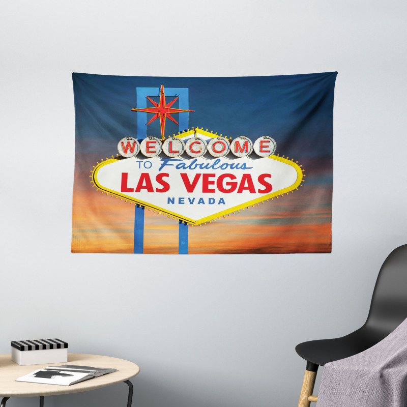 Fabulous Las Vegas Nevada Wide Tapestry