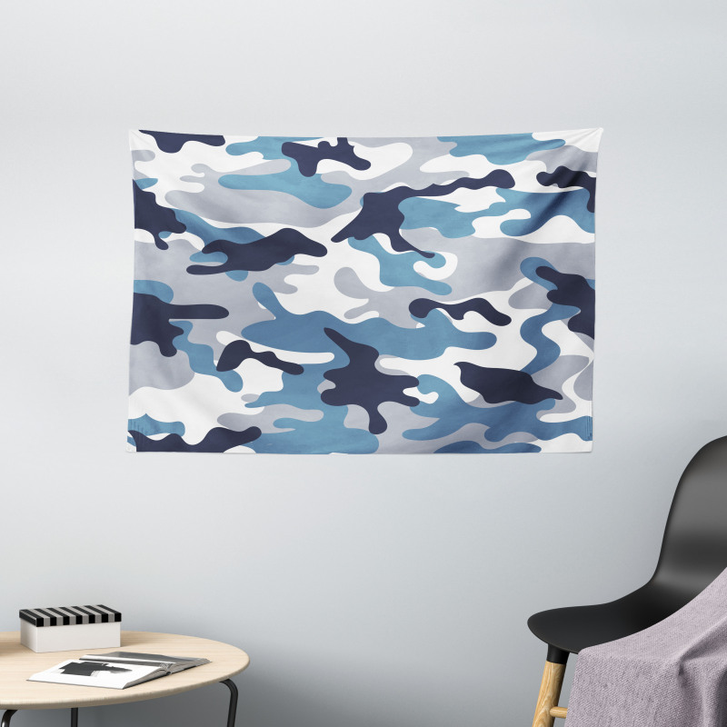 Soft Colors Design Wide Tapestry