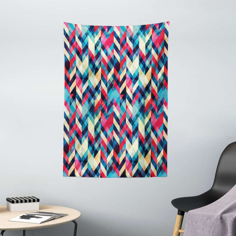 Hipster Zigzag Chevron Tapestry