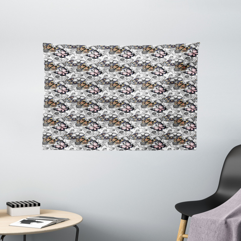 Summer Season Animal Wide Tapestry