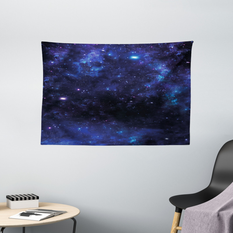 Abstract Stars and Nebula Wide Tapestry