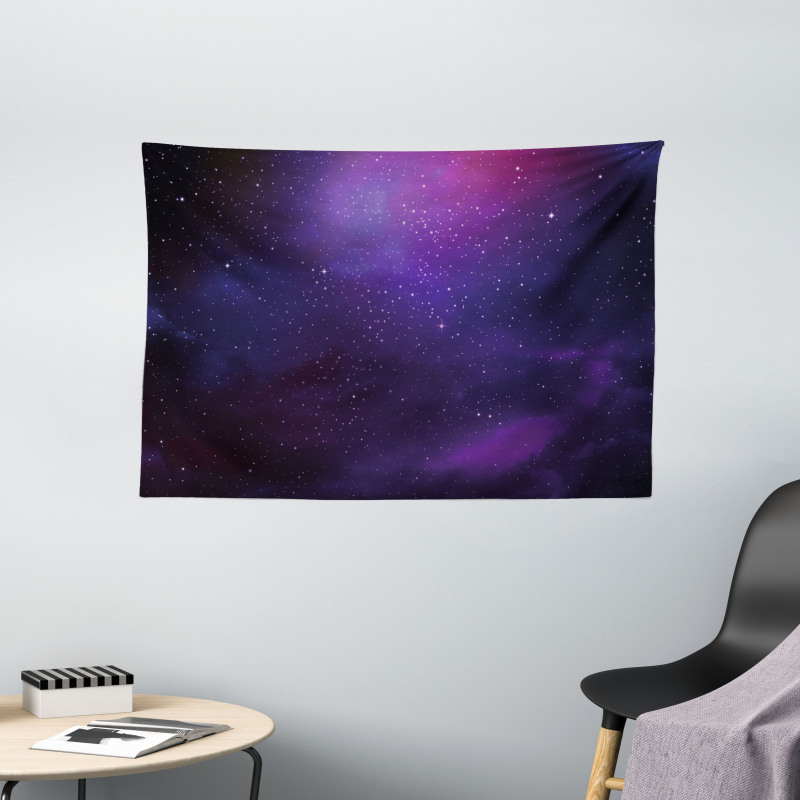Galaxy Themed Nebula Star Wide Tapestry