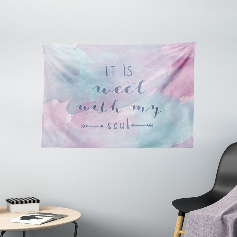 Aquarelle Wide Tapestry