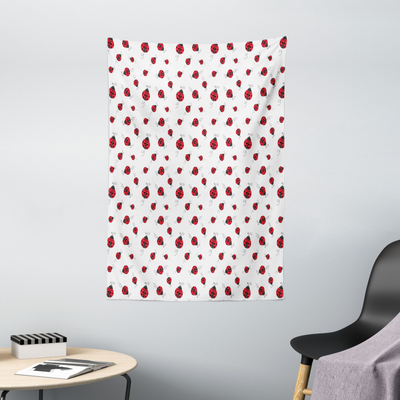 Dotted Winged Animals Tapestry