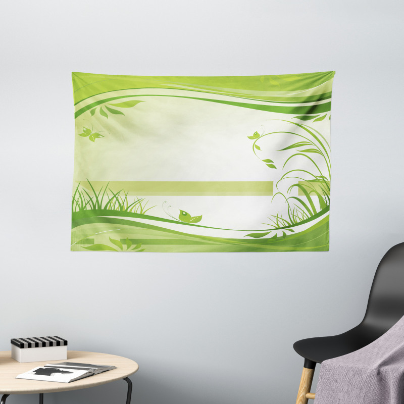 Abstract Fresh Nature Wide Tapestry