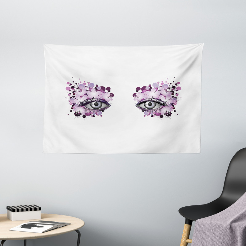 Fantasy Look Blossoms Wide Tapestry