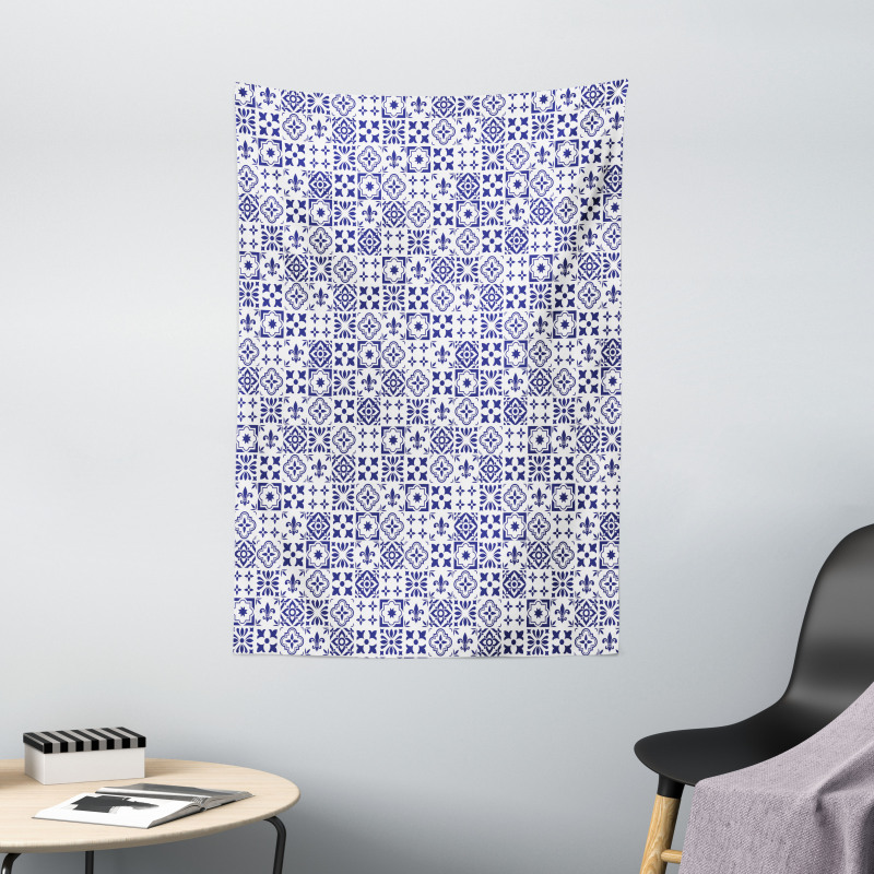 Tile Square Abstract Pattern Tapestry