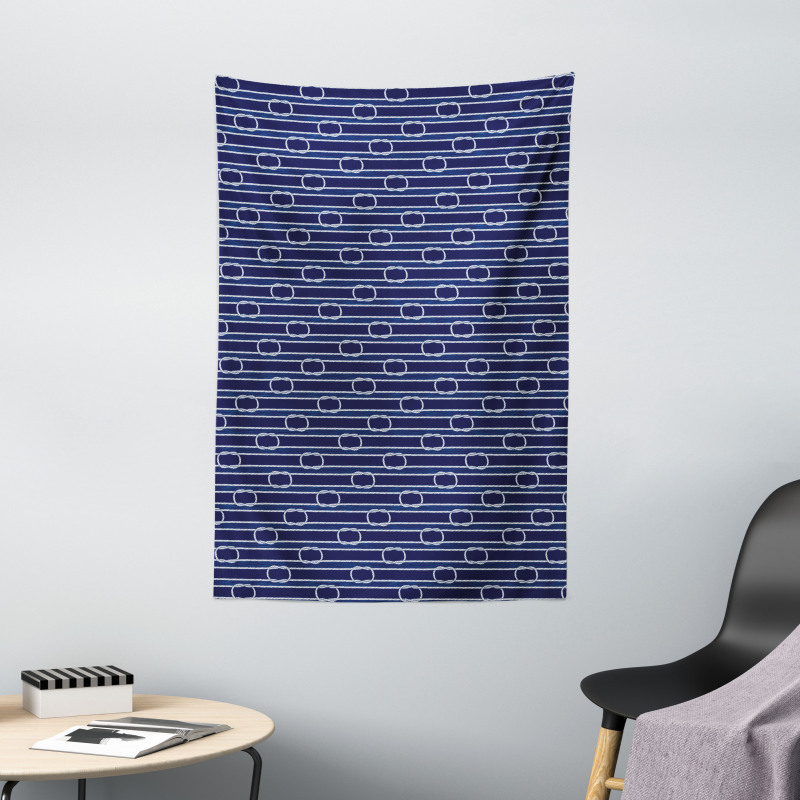 Marine Knots Pattern Tapestry