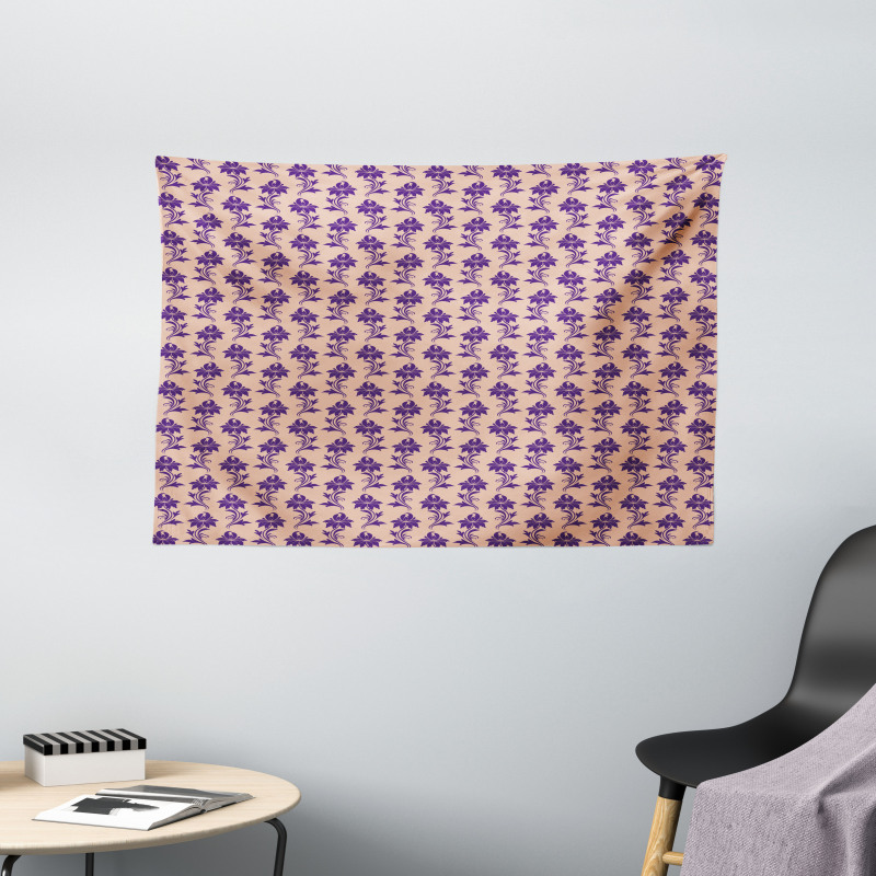 Ancestral Blooming Nature Wide Tapestry